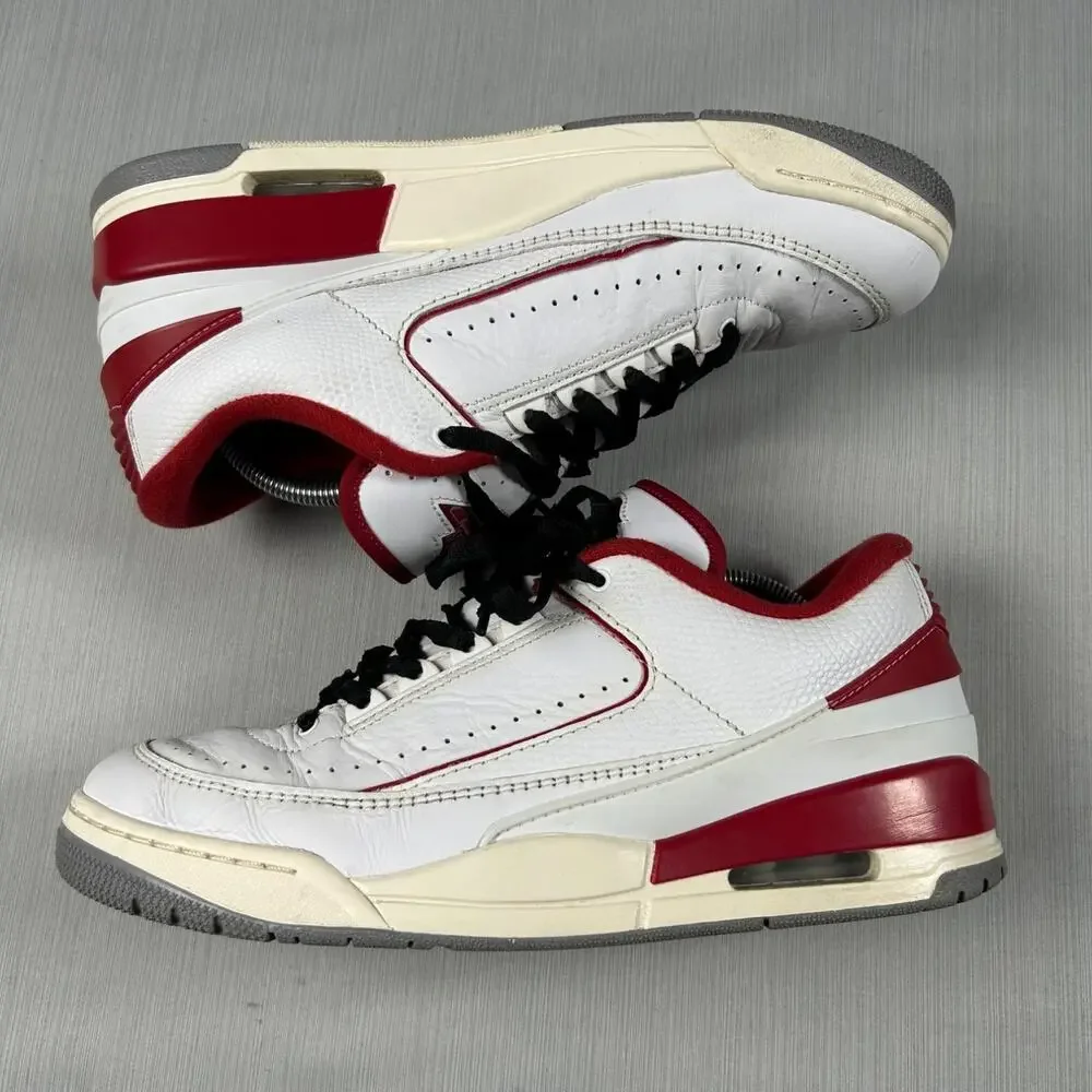 Vintage Air Jordan 2 Retro Low Python White Fire Red Men FD0383-161 US 10.5